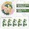 166 Pcs Sage Green Balloon Garland Arch Kit - Olive Green, Blush Peach, & Gold Balloons with Artificial Eucalyptus Stems for Jungle Safari, Baby Shower, & Wedding